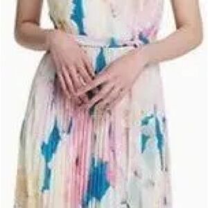 Calvin Klein Collection Pastel Midi Dress